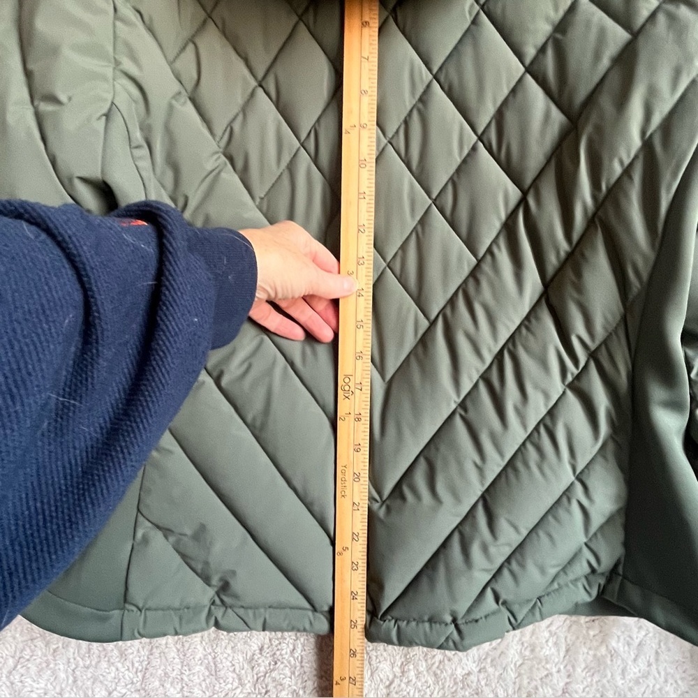 Calvin Klein Green Sorona Aura Jacket Coat Sz XXL Exceptional Softness - Picture 14 of 16